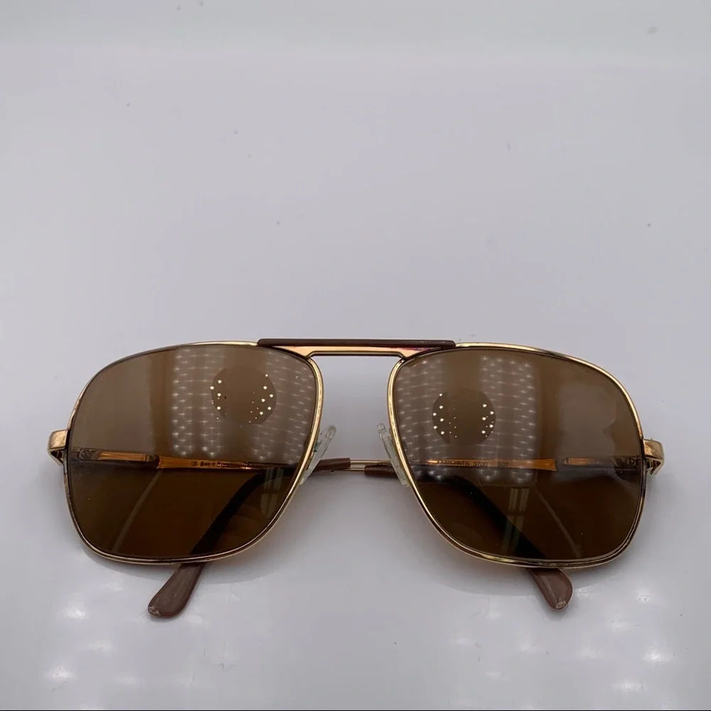Safilo RTB3700 Gold Aviator Sunglasses Frames